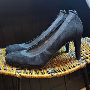 Stuart Weitzman Pump Sz 7.5 Suede Black